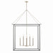 Kichler 52629PN Eight Light Foyer Pendant, Polished Nickel (4)
