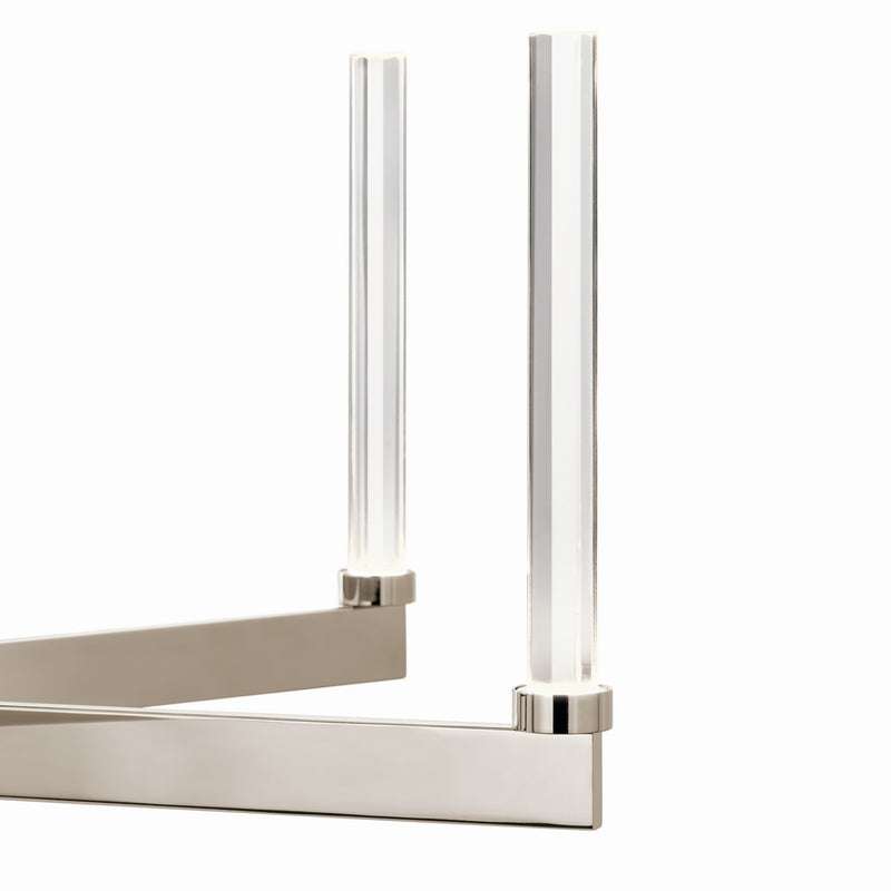 Kichler 52667PN LED Chandelier, Polished Nickel (4)