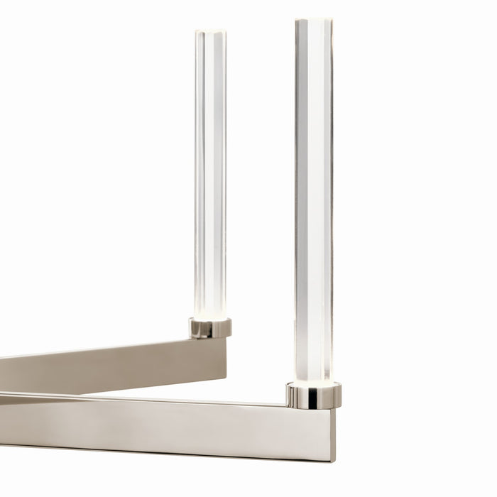 Kichler 52667PN LED Chandelier, Polished Nickel (4)