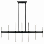 Kichler 52670BK LED Linear Chandelier, Black (3)