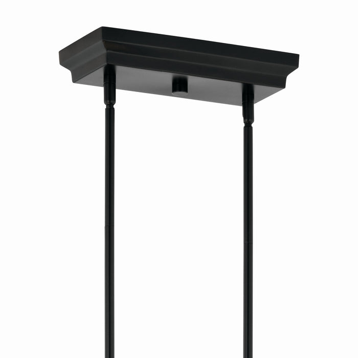 Kichler 52670BK LED Linear Chandelier, Black (4)