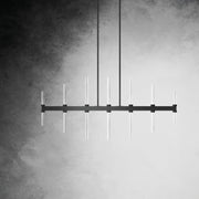 Kichler 52670BK LED Linear Chandelier, Black (5)