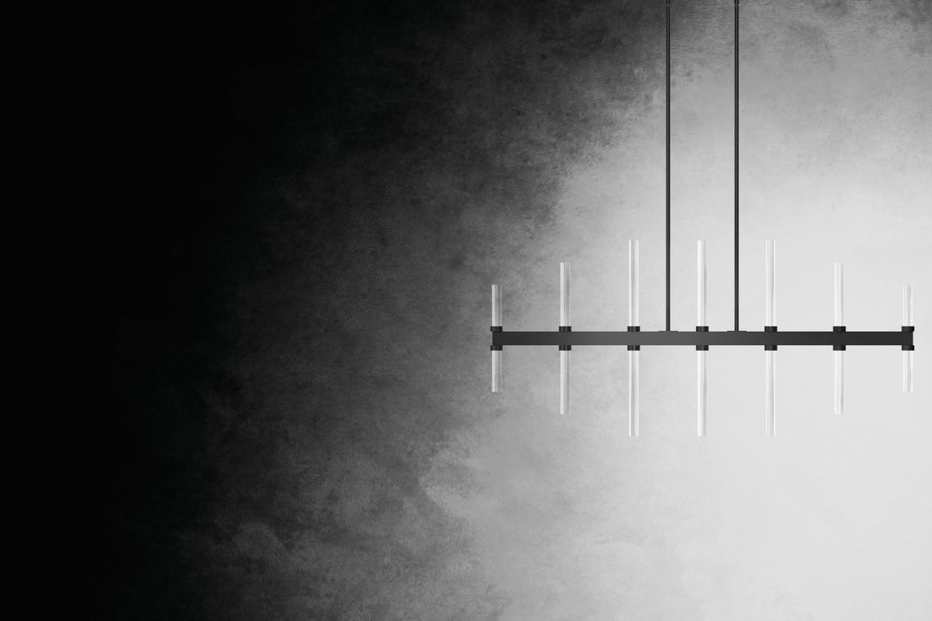 Kichler 52670BK LED Linear Chandelier, Black (6)