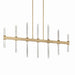 Kichler 52670CPZ LED Linear Chandelier, Champagne Bronze (2)