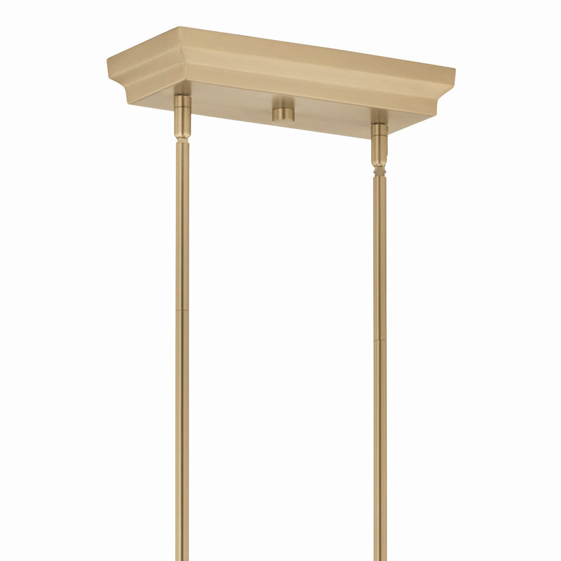 Kichler 52670CPZ LED Linear Chandelier, Champagne Bronze (3)