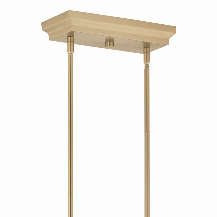 Kichler 52670CPZ LED Linear Chandelier, Champagne Bronze (3)