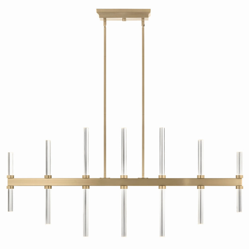 Kichler 52670CPZ LED Linear Chandelier, Champagne Bronze (4)