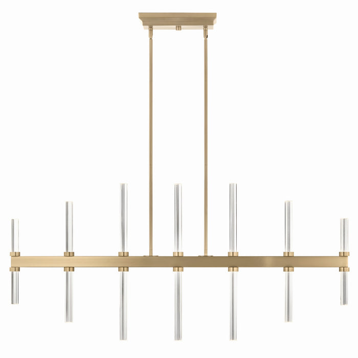 Kichler 52670CPZ LED Linear Chandelier, Champagne Bronze (4)