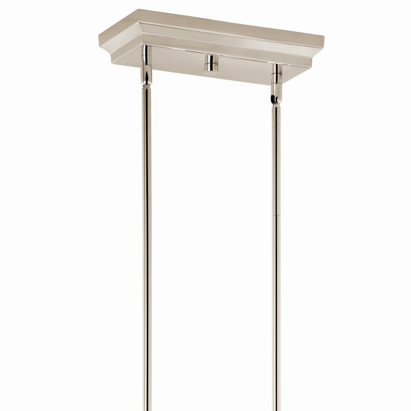 Kichler 52670PN LED Linear Chandelier, Polished Nickel (3)