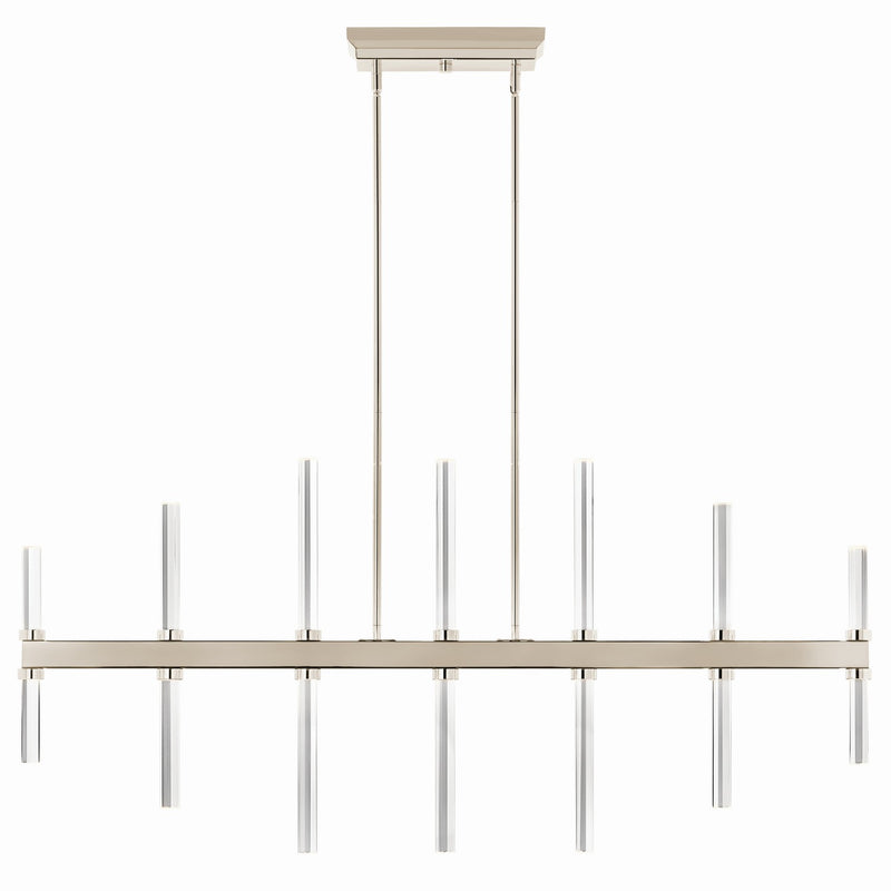 Kichler 52670PN LED Linear Chandelier, Polished Nickel (4)