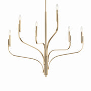 Kichler 52673CPZ Six Light Chandelier, Champagne Bronze (2)