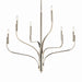 Kichler 52673PN Six Light Chandelier, Polished Nickel (2)
