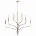 Kichler 52673PN Six Light Chandelier, Polished Nickel (5)