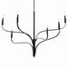 Kichler 52674BK Six Light Chandelier, Black (4)