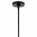 Kichler 52674BK Six Light Chandelier, Black (5)