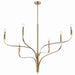 Kichler 52674CPZ Six Light Chandelier, Champagne Bronze (2)