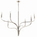Kichler 52674PN Six Light Chandelier, Polished Nickel (2)