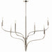 Kichler 52674PN Six Light Chandelier, Polished Nickel (3)
