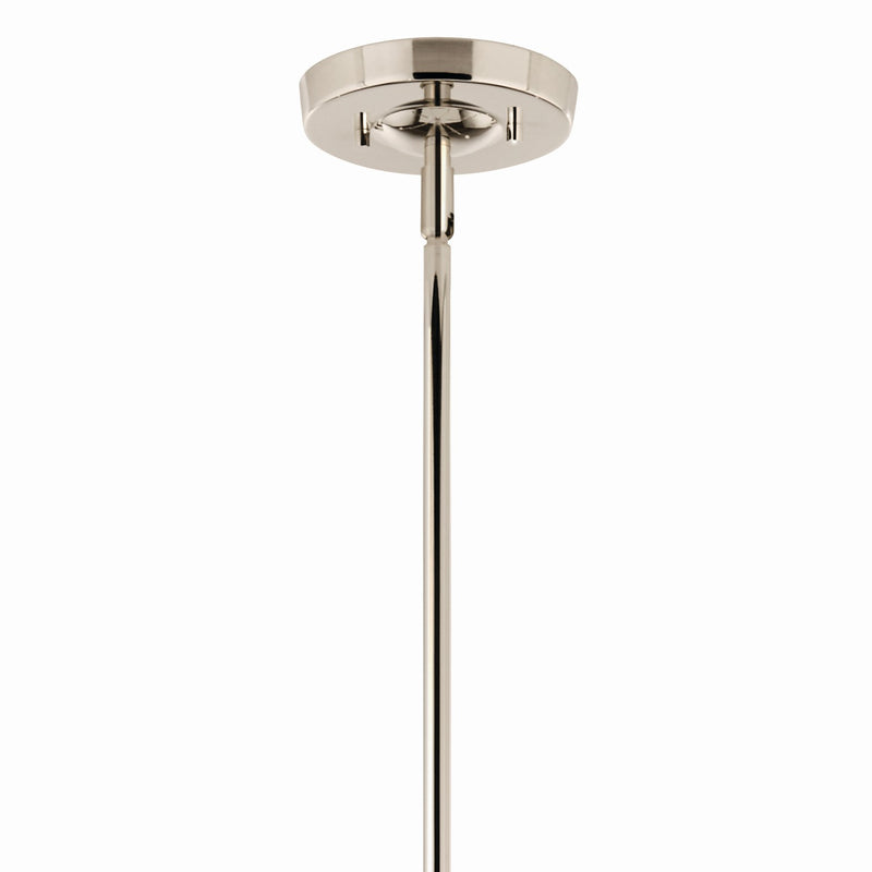 Kichler 52674PN Six Light Chandelier, Polished Nickel (5)