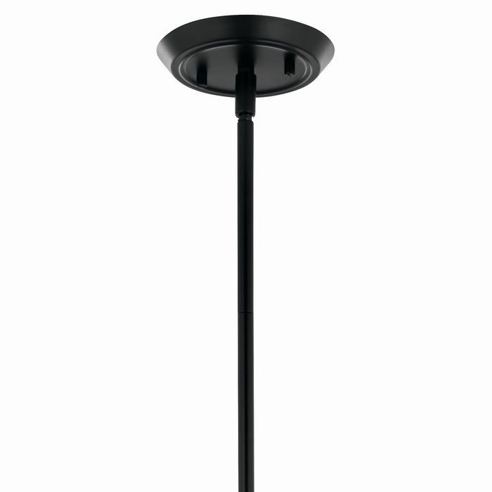 Kichler 52689BK Five Light Chandelier, Black (3)