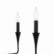 Kichler 52689BK Five Light Chandelier, Black (5)