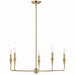 Kichler 52689CPZ Five Light Chandelier, Champagne Bronze (4)