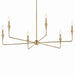 Kichler 52690CPZ Six Light Chandelier, Champagne Bronze (2)