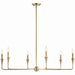 Kichler 52690CPZ Six Light Chandelier, Champagne Bronze (4)