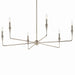 Kichler 52690PN Six Light Chandelier, Polished Nickel (2)