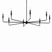 Kichler 52691BK Eight Light Chandelier, Black (2)