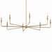 Kichler 52691CPZ Eight Light Chandelier, Champagne Bronze (2)
