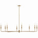 Kichler 52691CPZ Eight Light Chandelier, Champagne Bronze (3)