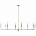 Kichler 52691PN Eight Light Chandelier, Polished Nickel (4)