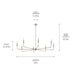 Kichler 52691PN Eight Light Chandelier, Polished Nickel (5)