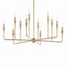 Kichler 52692CPZ 12 Light Chandelier, Champagne Bronze (2)