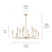 Kichler 52692CPZ 12 Light Chandelier, Champagne Bronze (5)