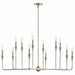 Kichler 52692PN 12 Light Chandelier, Polished Nickel (4)