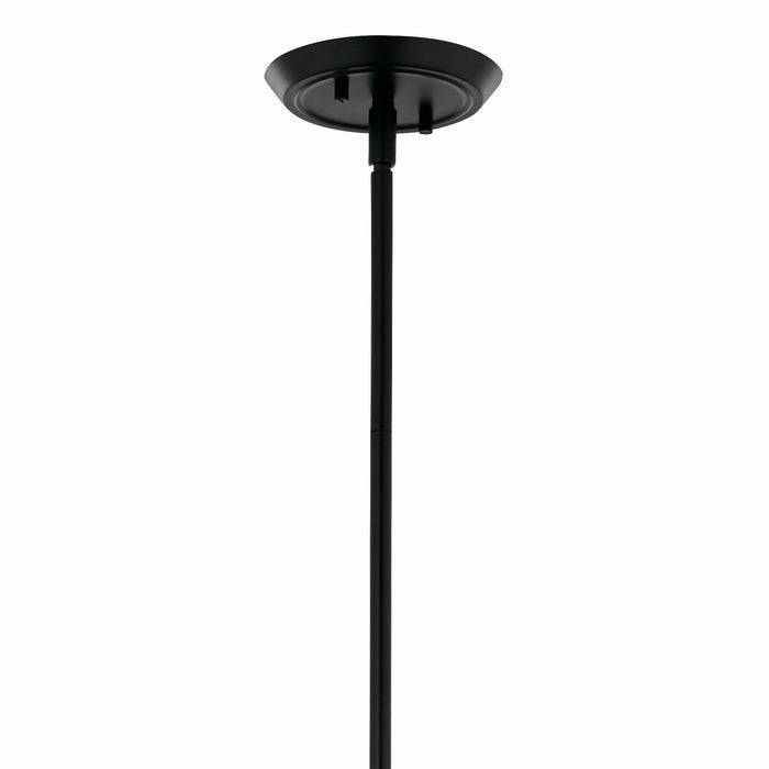 Kichler 52693BK Eight Light Linear Chandelier, Black (3)