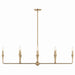 Kichler 52693CPZ Eight Light Linear Chandelier, Champagne Bronze (4)
