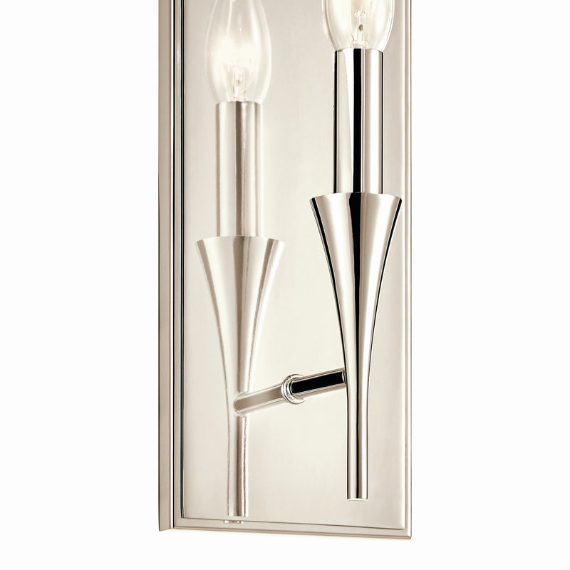 Kichler 52694PN One Light Wall Sconce, Polished Nickel (2)
