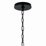 Kichler 52695BK Six Light Chandelier, Black (3)