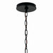 Kichler 52695BK Six Light Chandelier, Black (3)