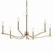 Kichler 52695CPZ Six Light Chandelier, Champagne Bronze (2)