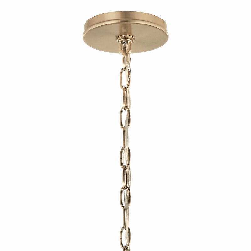 Kichler 52695CPZ Six Light Chandelier, Champagne Bronze (3)
