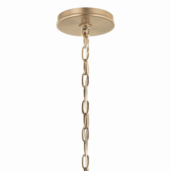 Kichler 52695CPZ Six Light Chandelier, Champagne Bronze (3)