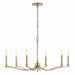 Kichler 52695CPZ Six Light Chandelier, Champagne Bronze (4)