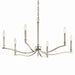 Kichler 52695PN Six Light Chandelier, Polished Nickel (2)