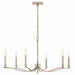 Kichler 52695PN Six Light Chandelier, Polished Nickel (4)