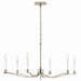 Kichler 52695PN Six Light Chandelier, Polished Nickel (5)