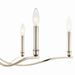 Kichler 52695PN Six Light Chandelier, Polished Nickel (6)